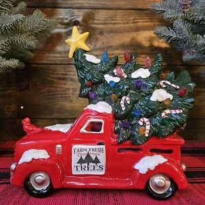Christmas Truck with Tree